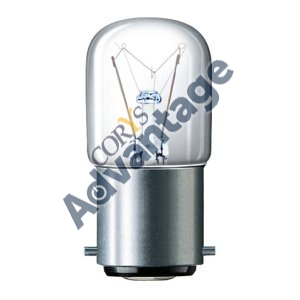 LAMP DECO 15W B22 230-240V T25 CL 2BC/5 15BCPIL