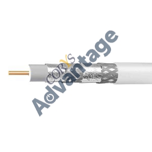 CABLE COAX RG6 SKY APPROVED ADP WHT PER MT COMMSCOPE (150M)