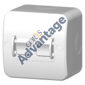 0000558723 SWITCH DOUBLE 20A IP56 WSW202LEGY L/GY