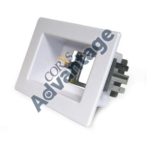 POINT WALL RECESSED 1GANG ASA200REC WHITE