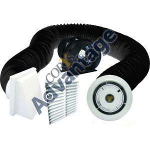 FAN5375 EXTRACT-A-LED 150MM ELLP150WS WHITE STD