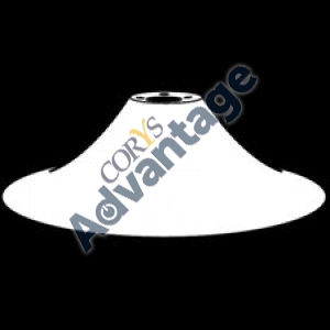 361LS HPM LAMP SHADE CONICAL WHITE