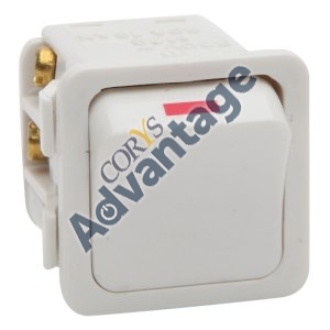 0000941372 687M10 PDL WHITE MODULE 2 POLE 10A
