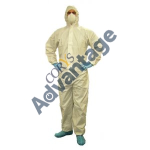 COVERALL 60GSM WHT 3XL  SURESHIELD SS200-W