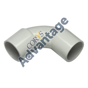 245/20GY 11.20G ELBOW SOLID 20MM GREY