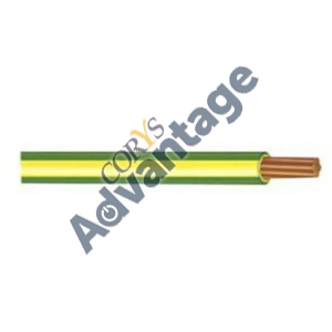0000977709 6112.1 CABLE CONDUIT WIRE 6.0MM V75 GRN/YLW OLX (FROM 100M)