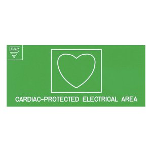 (I) SIGN CARDIAC PROTECTED MEDILEC SIGN/CPA