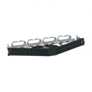 PATCH PANEL ANGLED HIGH DENSITY 48W EMPTY 1U LCS 033794