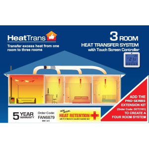 HEAT TRANSFER SYS 3 ROOM HEAT RETENTION PLUS FAN6879