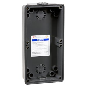 ENCLOSURE 2G SHALLOW 2X25MM IP66 RES GRY 56E2S