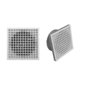 GRILLE FIXED EGGCRATE 125MM WHITE DCT0472