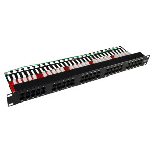 PATCH PANEL 50PORT VOICE RATE 4 WIRE PP-50V2