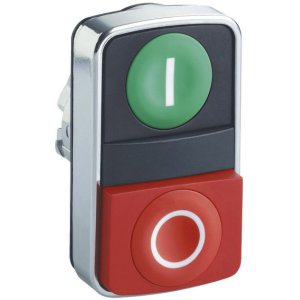 ZB4BL7341 PUSH BUTTON MET DBL HEADED IP66 RATED