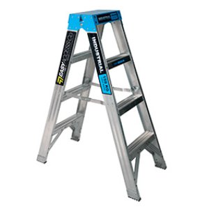 1.2M 4 STEP DOUBLE SIDED LADDER 150KG