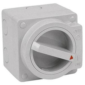 ISOLATING SWITCH IP66 SMALL 250V AC 2P 20A M100
