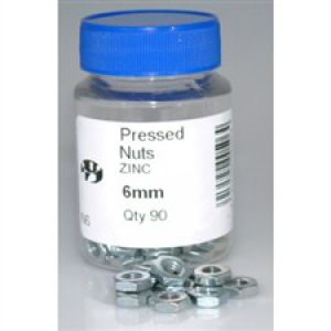 NUTS PRESSED ZINC 6MM 90JR ELMARK N6