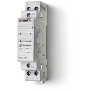 FINDER 20.22-012-DC RELAY 16A 2P 12V DC