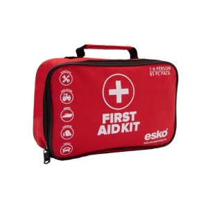 FIRST AID KIT 1-6 PERSON 85PC CASE WITH HANDLE ESKO